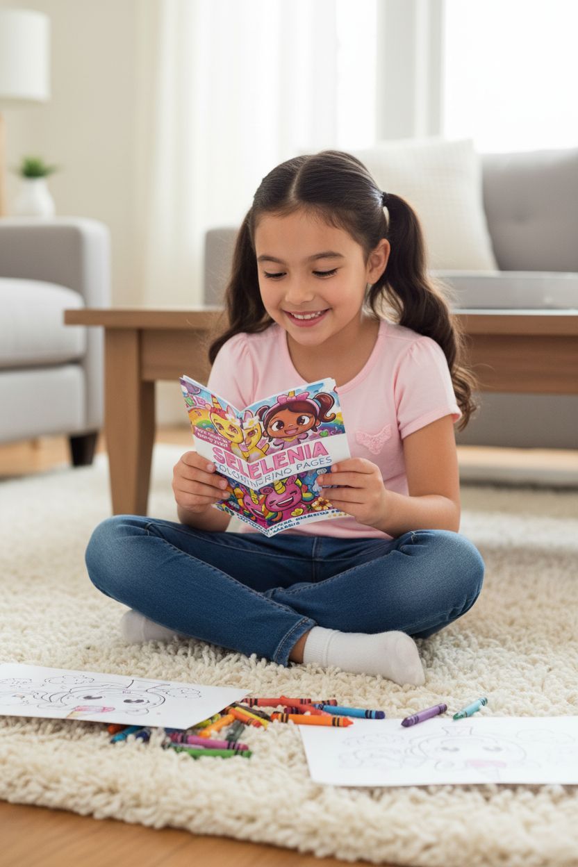 Selenia personal coloring pages