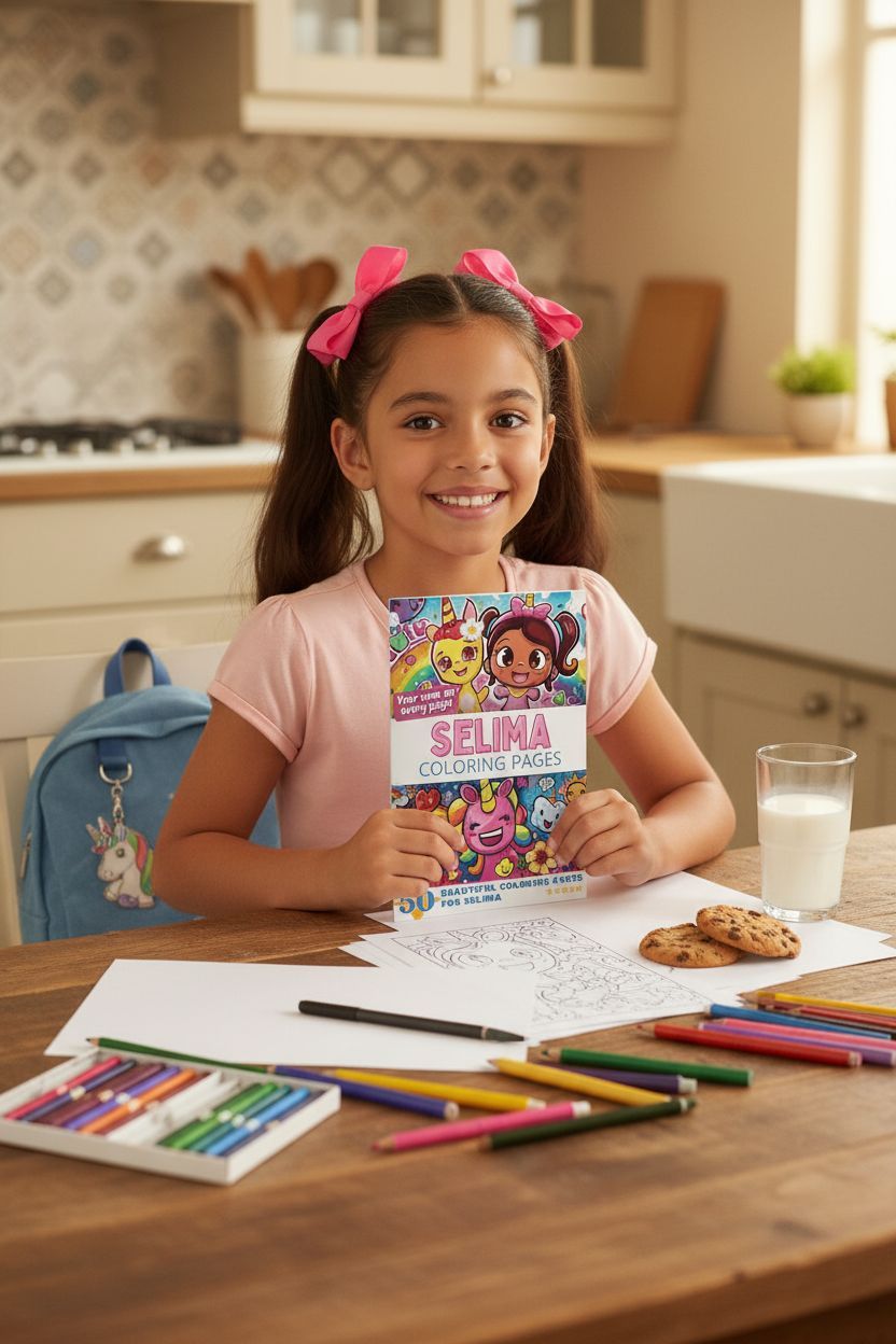 Selima personal coloring pages