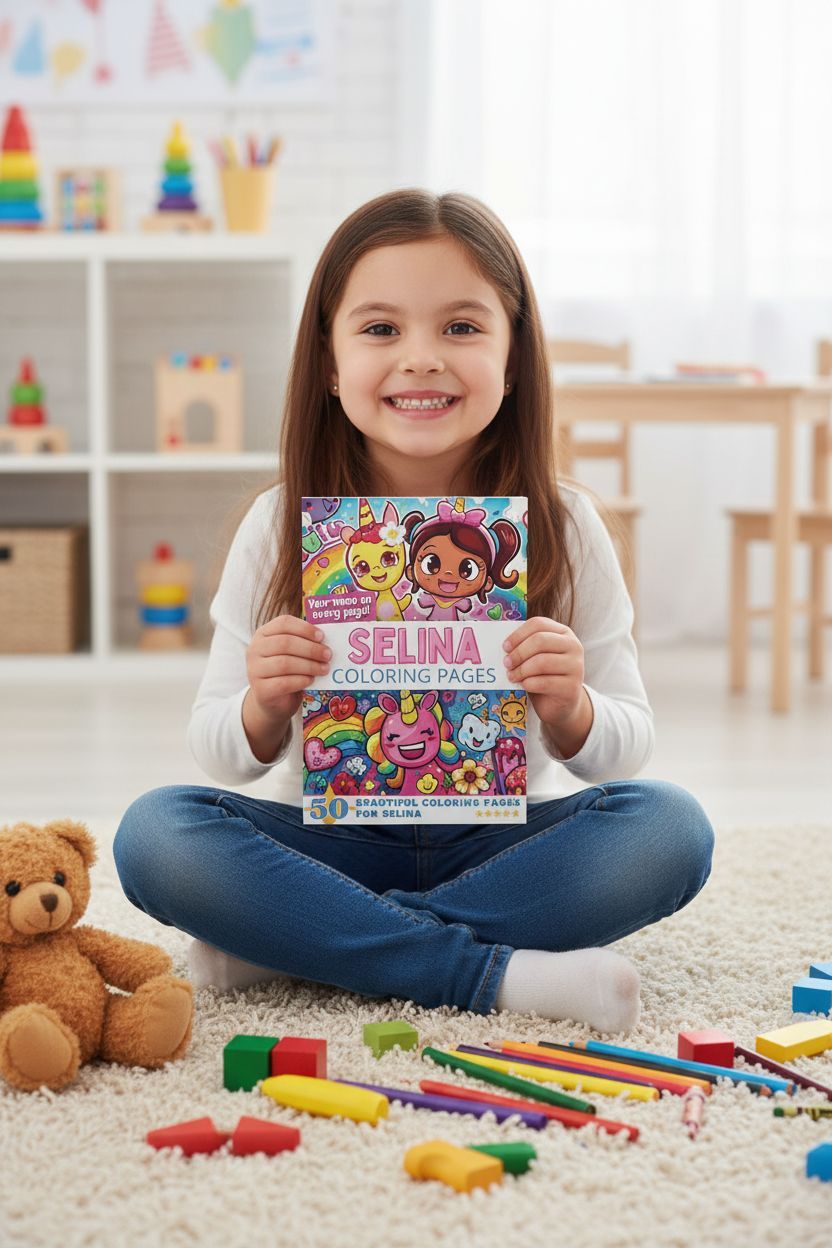 Selina personal coloring pages