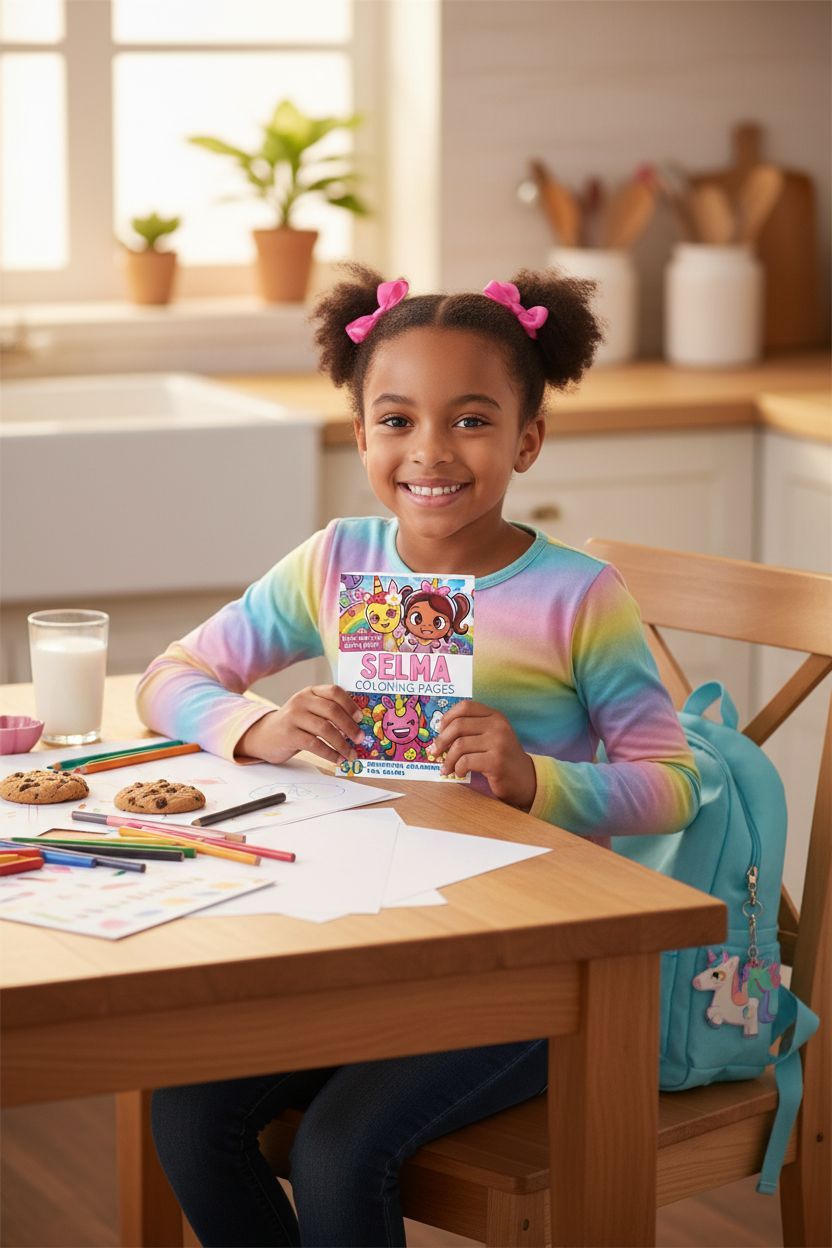 Selma personal coloring pages