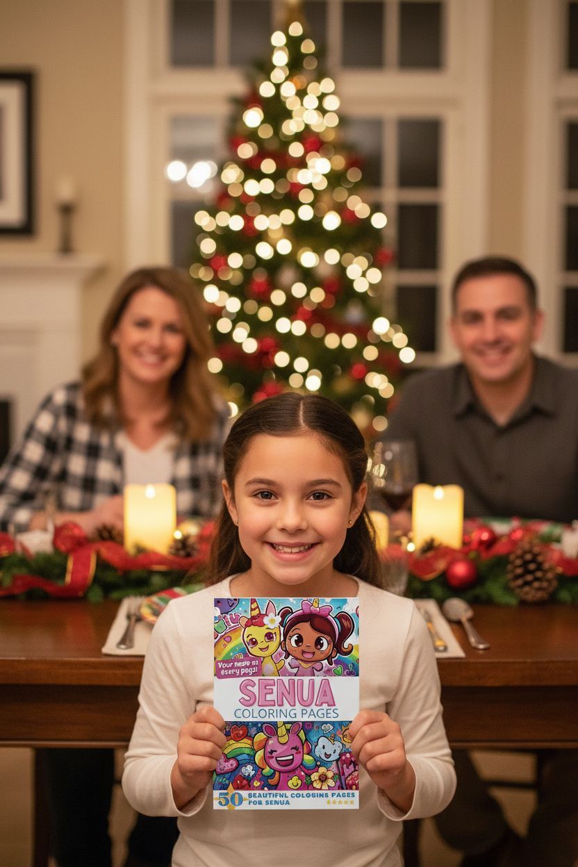 Senua Christmas coloring pages gift