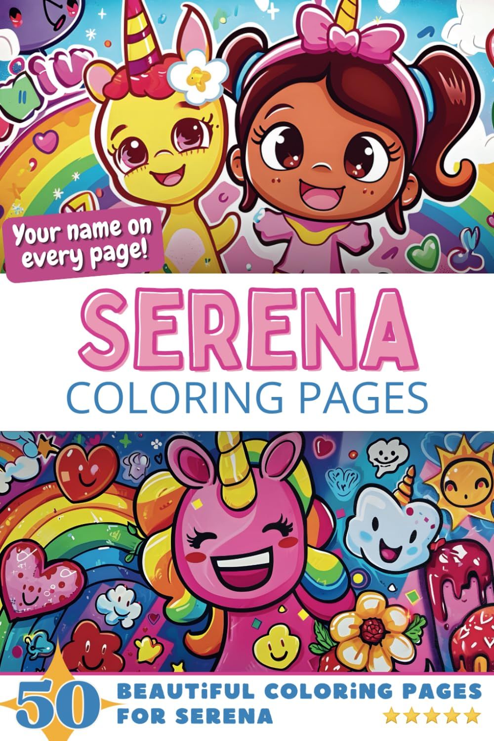 Serena Coloring Book Cover