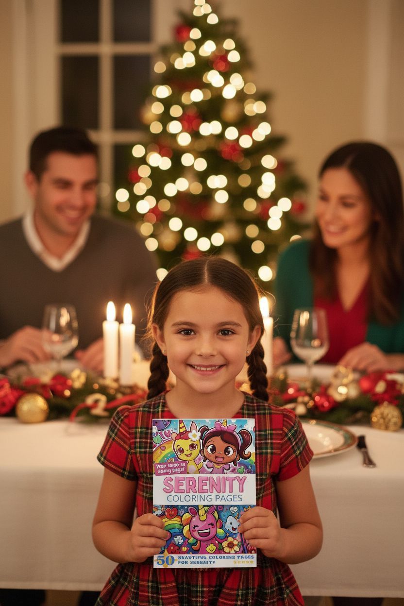 Serenity Christmas coloring pages gift