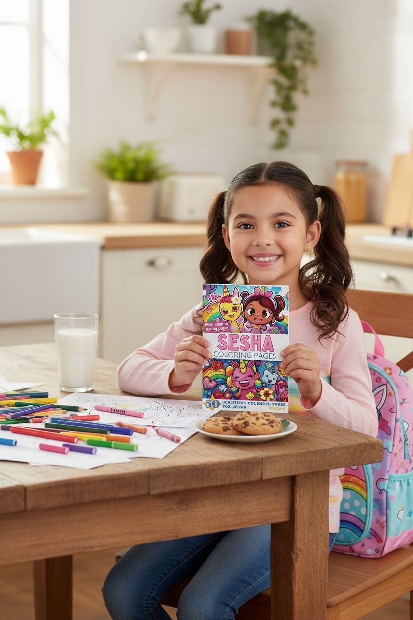 Sesha personal coloring pages