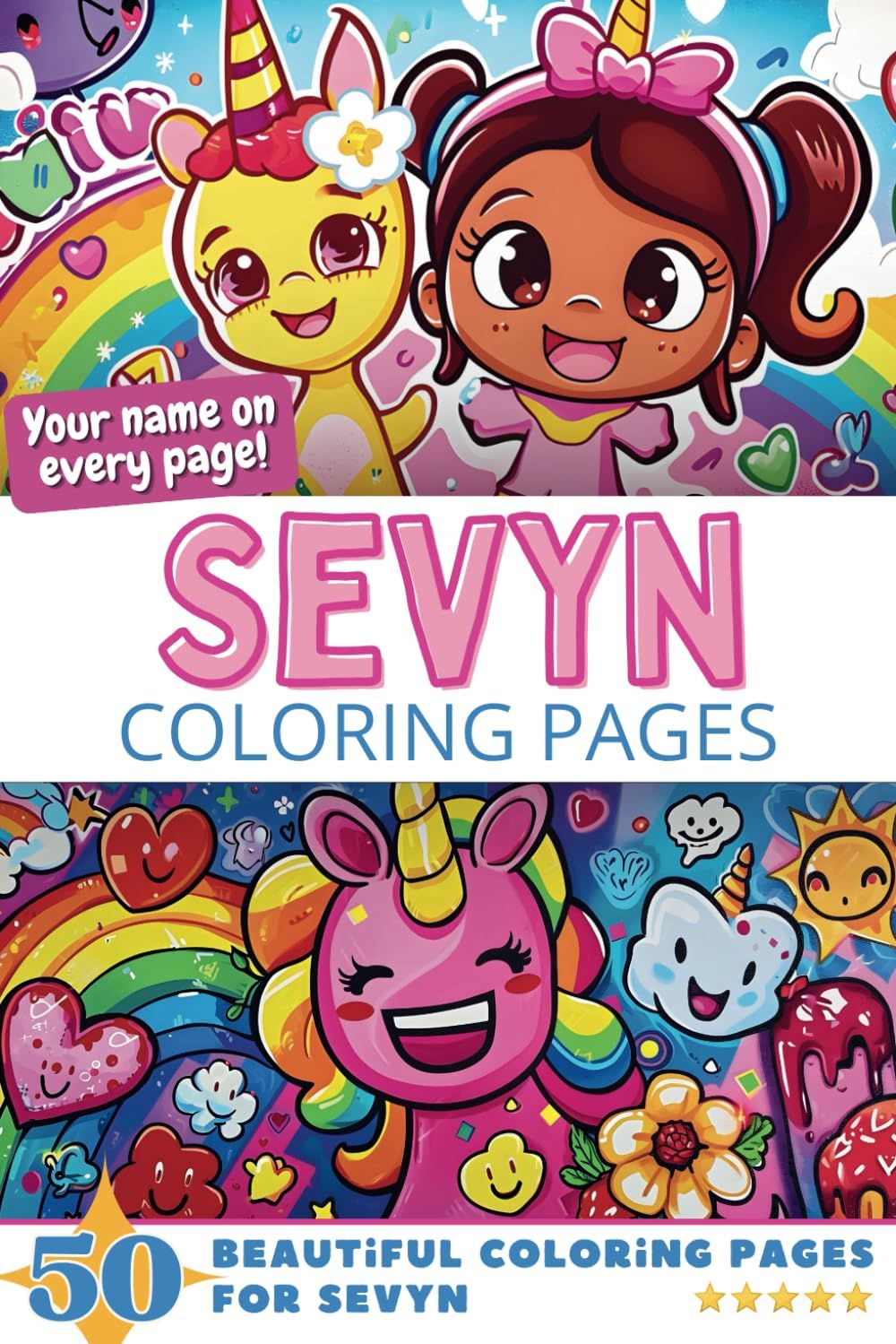 Sevyn Coloring Book Cover