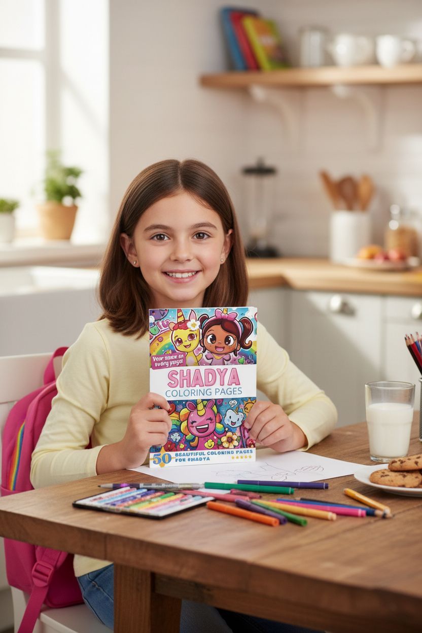 Shadya personal coloring pages
