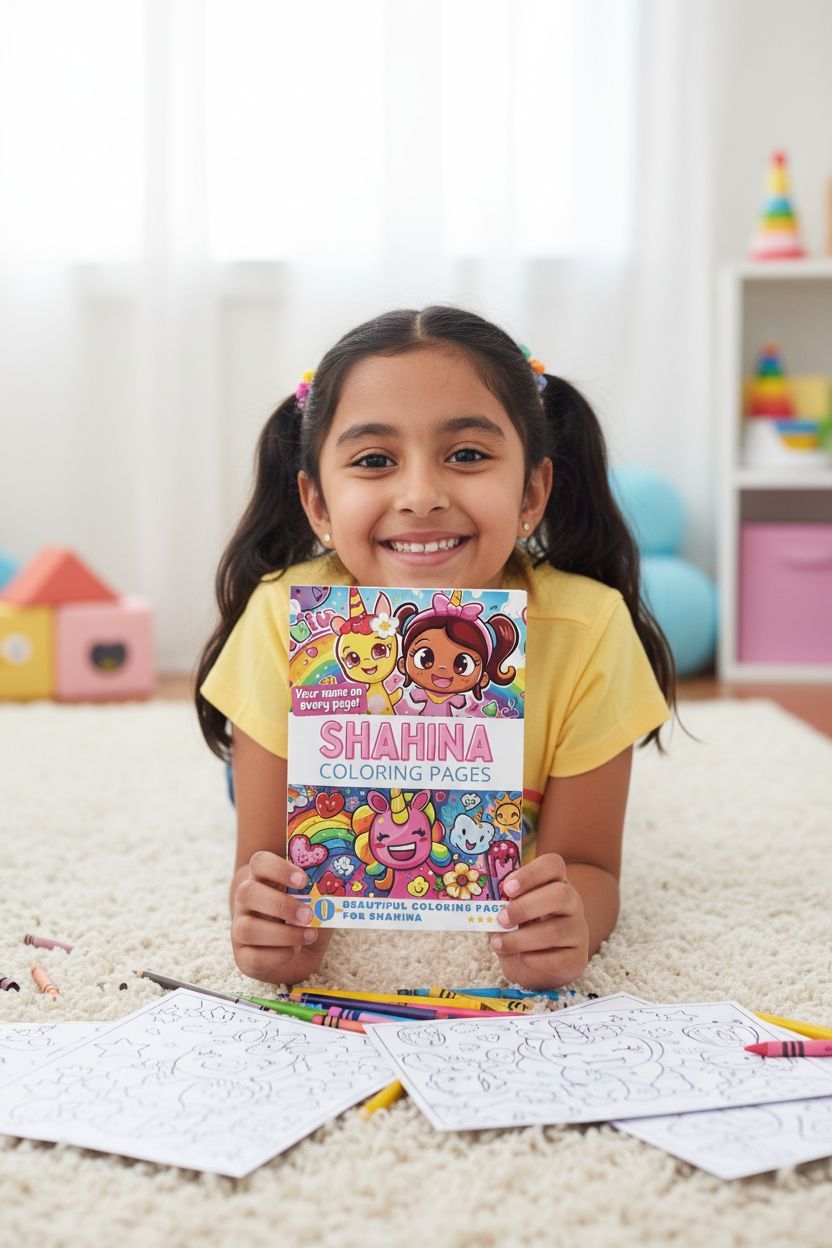 Shahina personal coloring pages