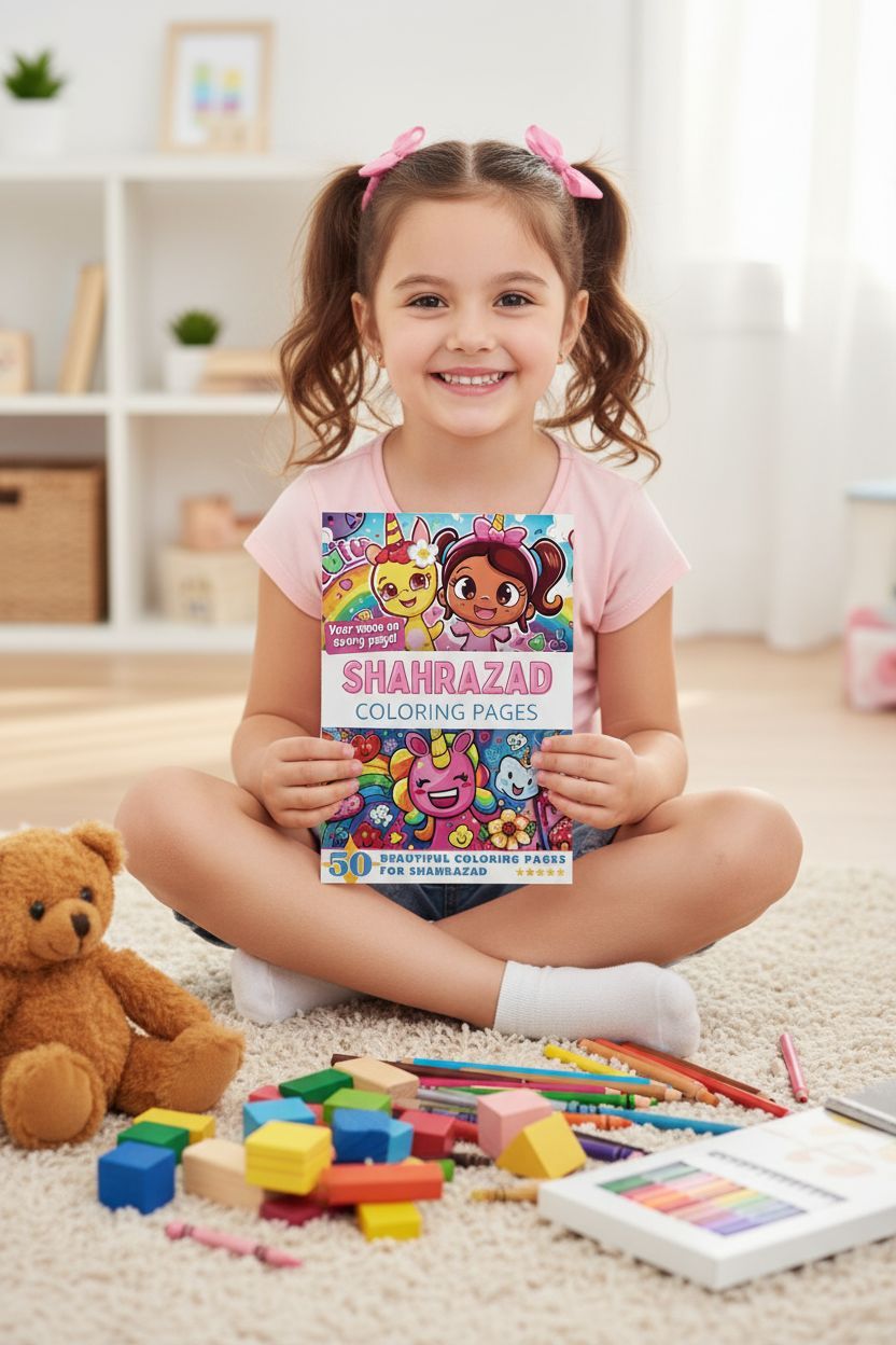 Shahrazad personal coloring pages