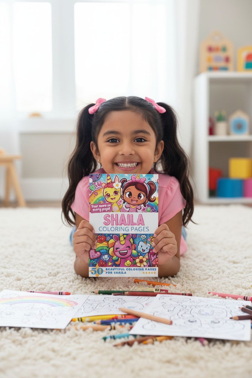 Shaila personal coloring pages