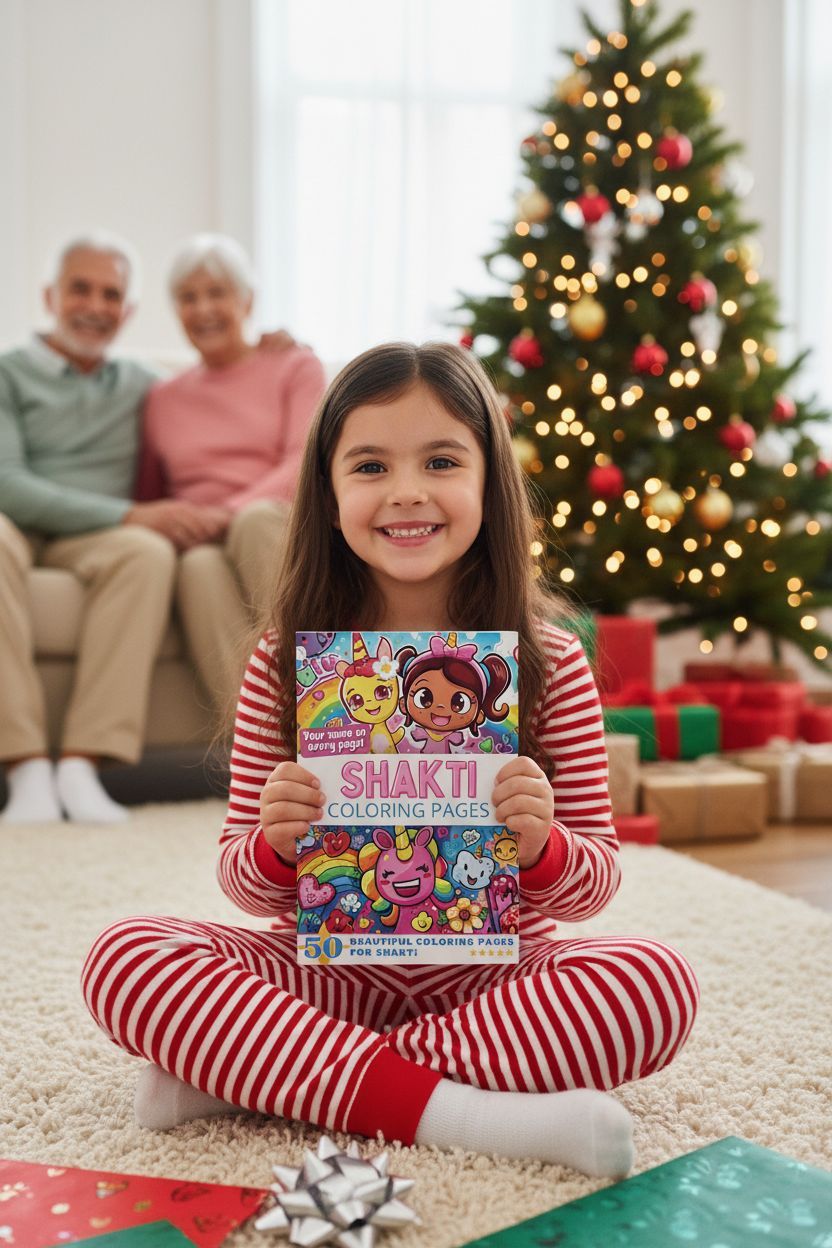 Shakti Christmas coloring pages gift