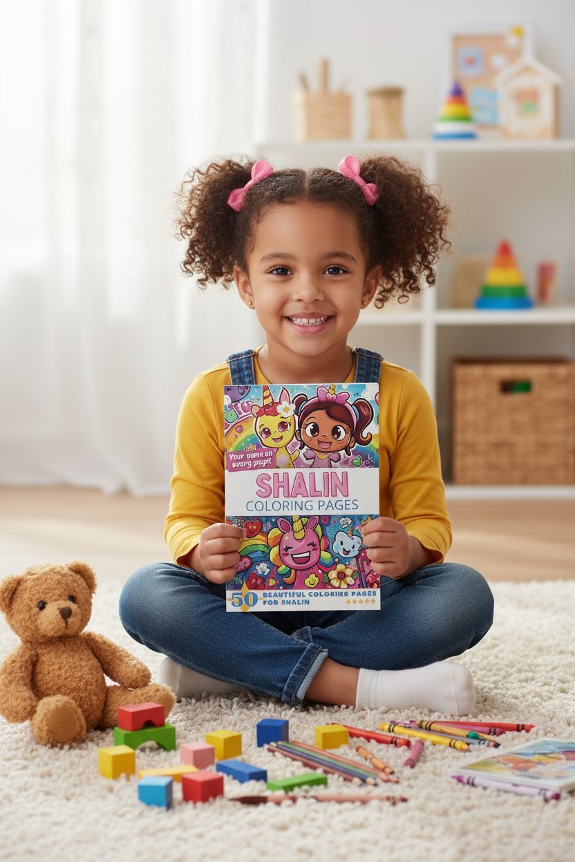 Shalin personal coloring pages