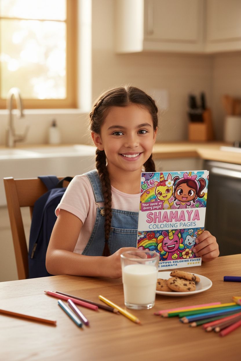 Shamaya personal coloring pages