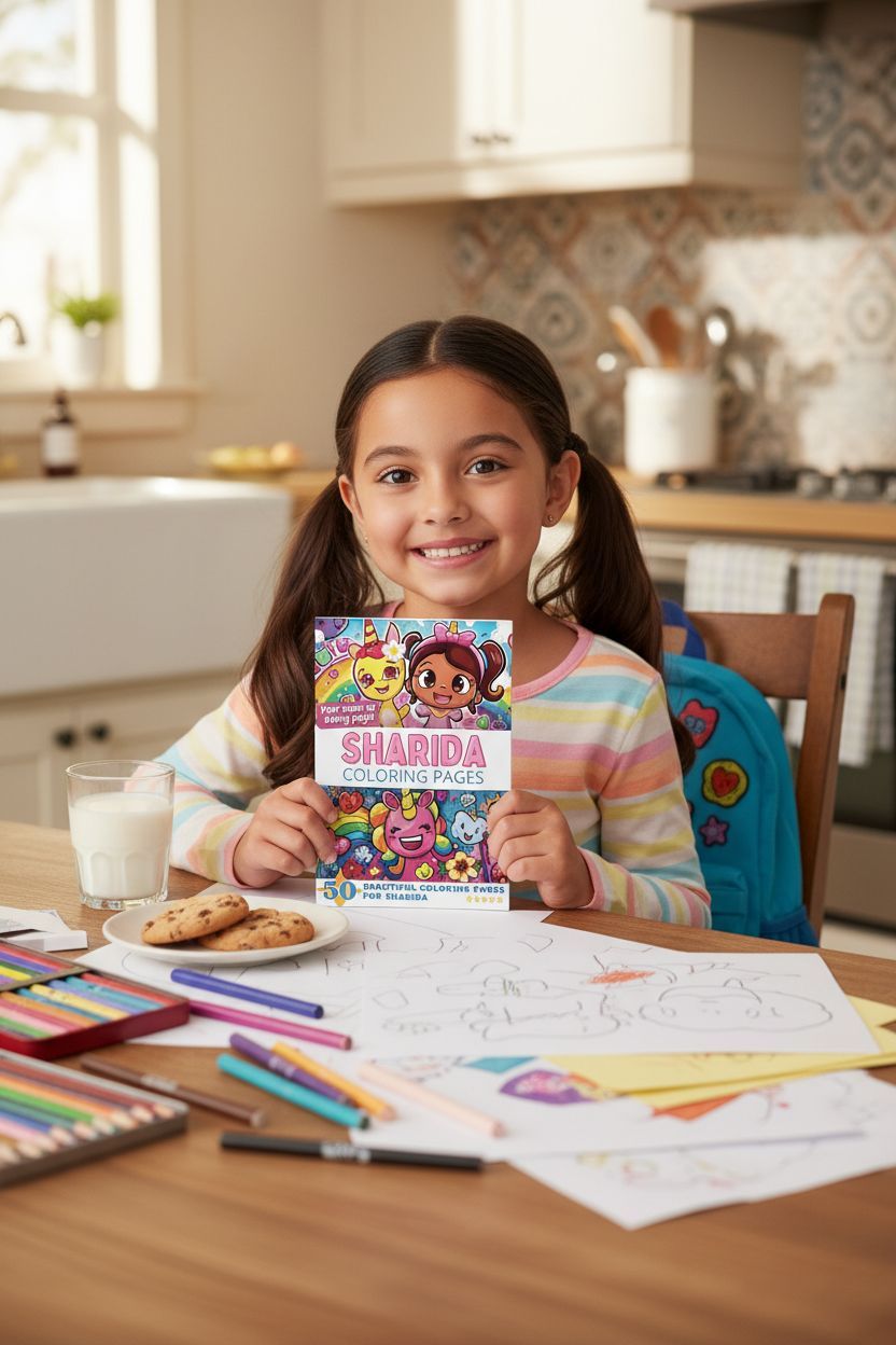 Sharida personal coloring pages