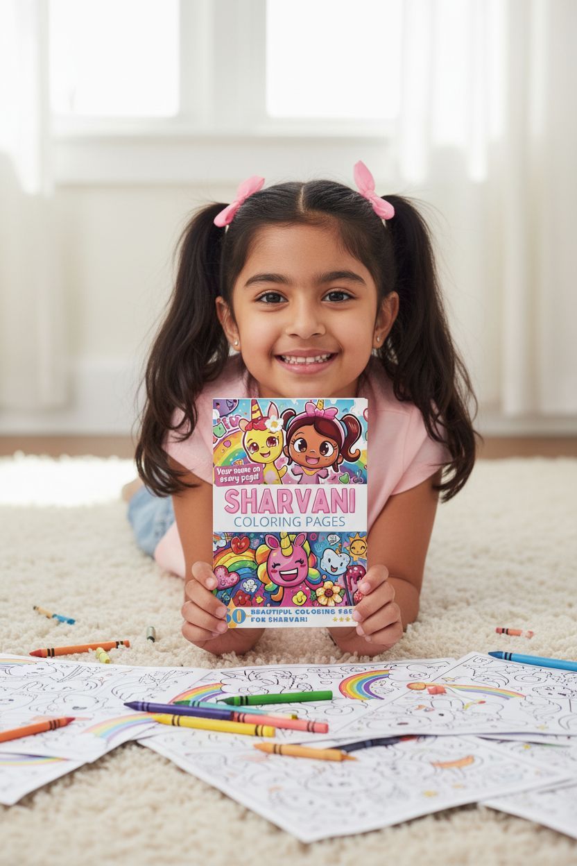 Sharvani personal coloring pages