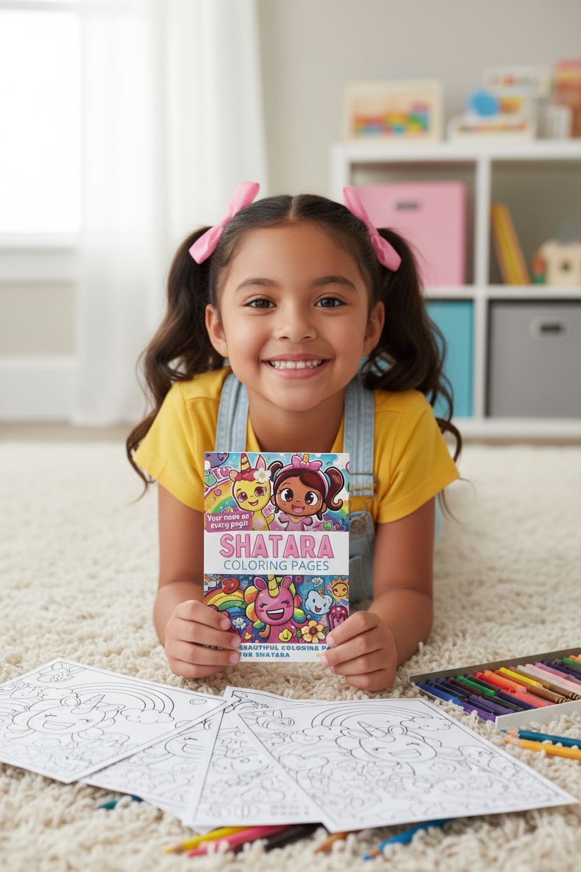 Shatara personal coloring pages