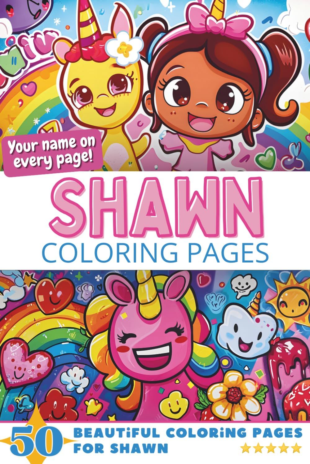 Shawn Coloring Book Cover
