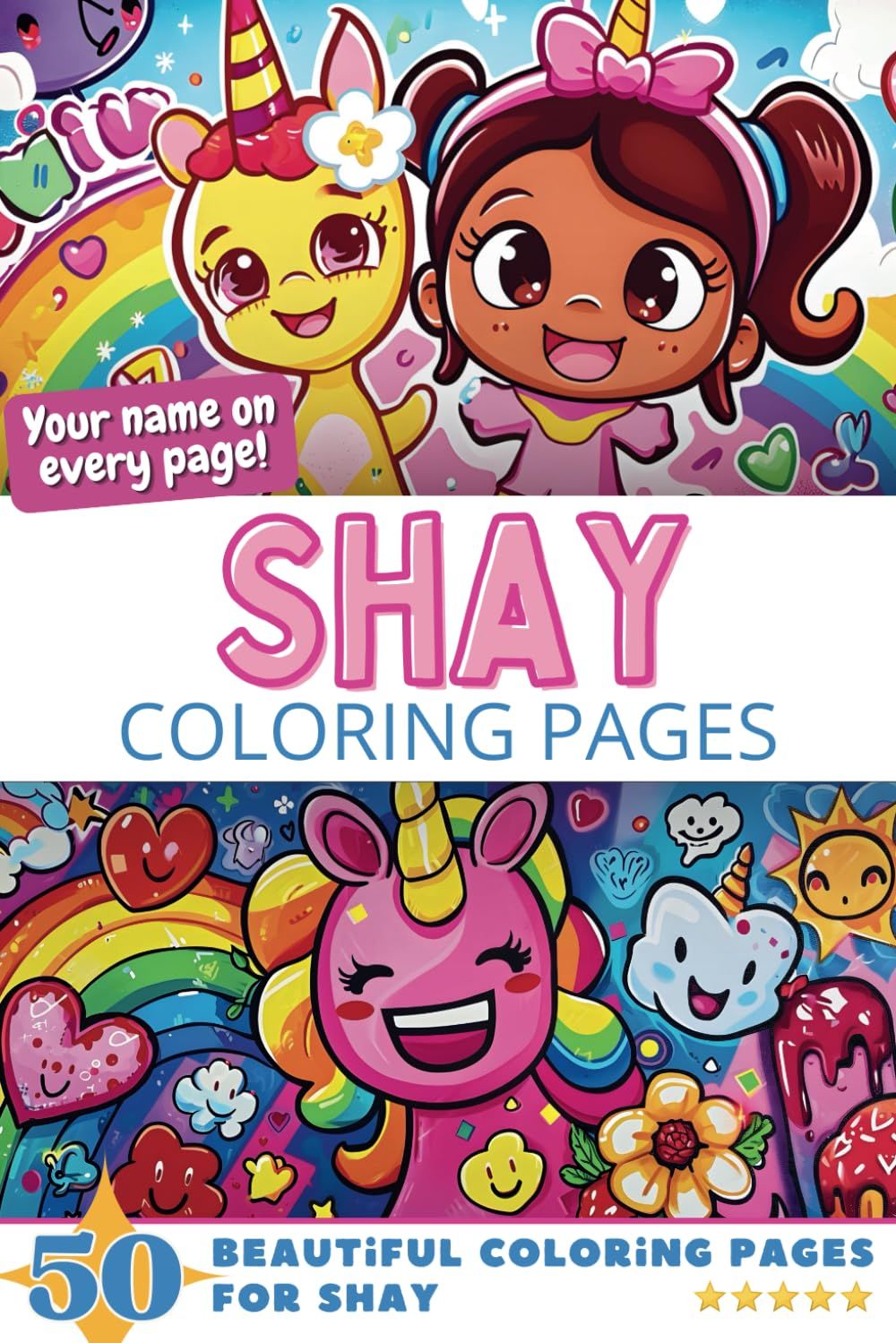 Shay Coloring Book Cover