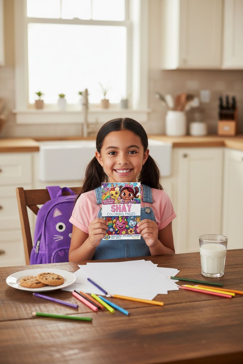 Shay personal coloring pages