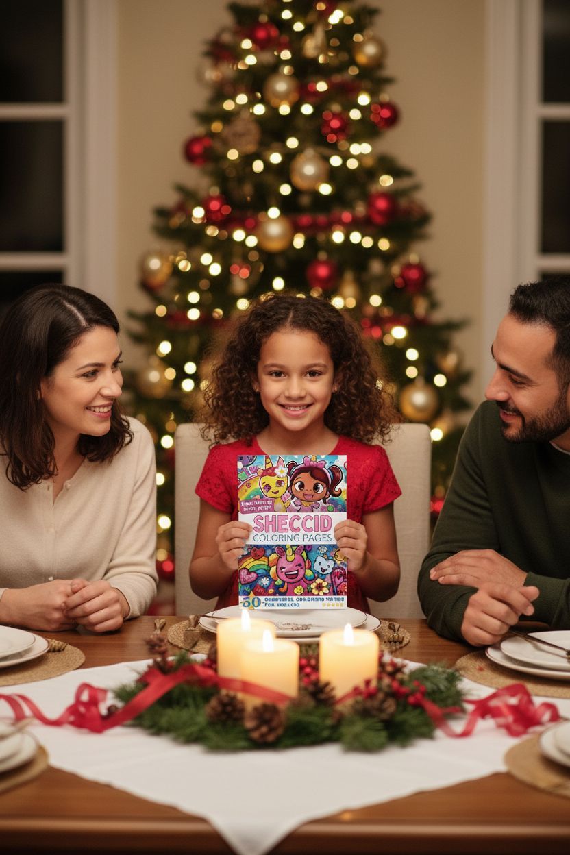 Sheccid Christmas coloring pages gift