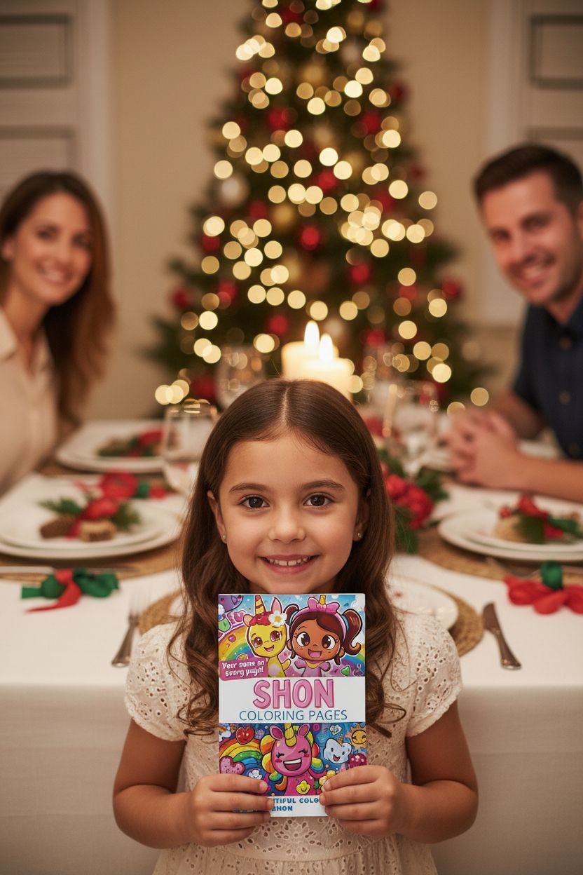 Shon Christmas coloring pages gift