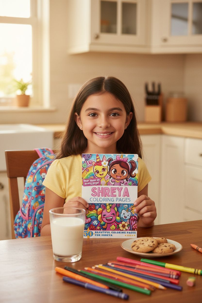 Shreya personal coloring pages