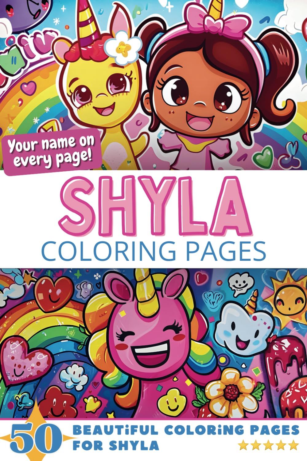 Shyla Coloring Book Cover