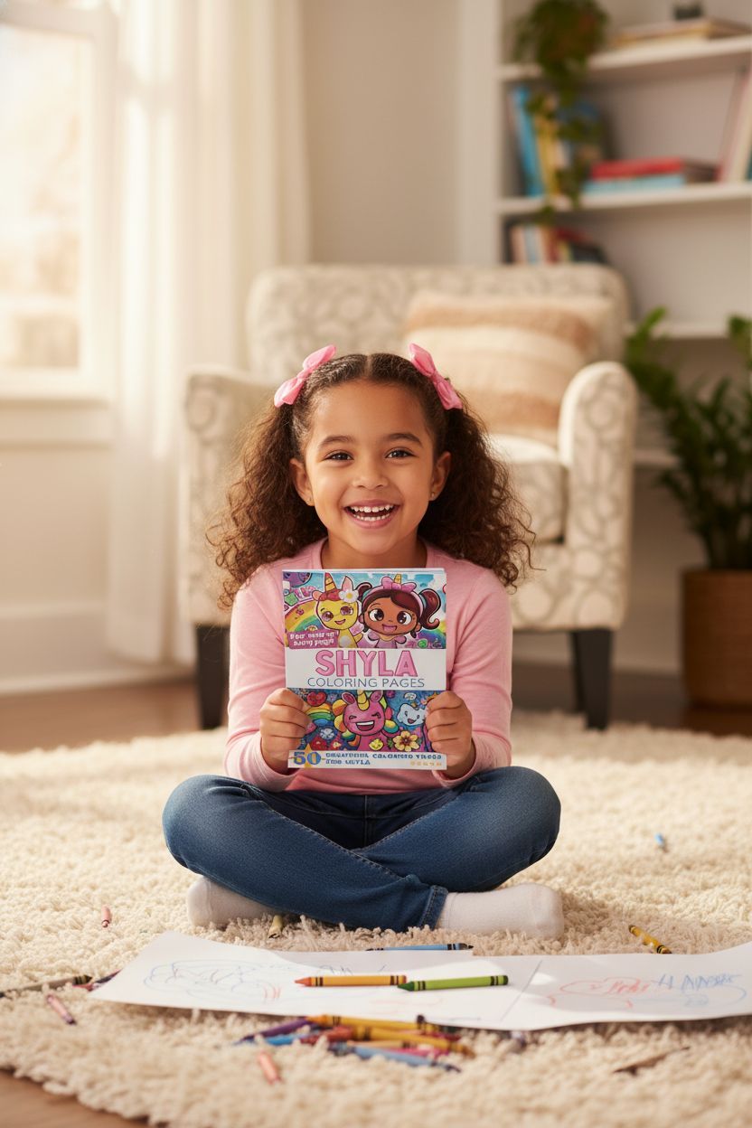 Shyla personal coloring pages