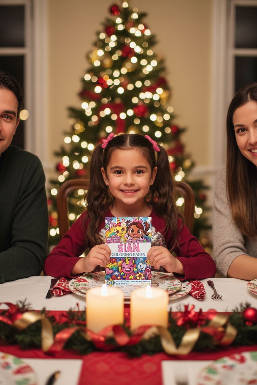 Sian Christmas coloring pages gift