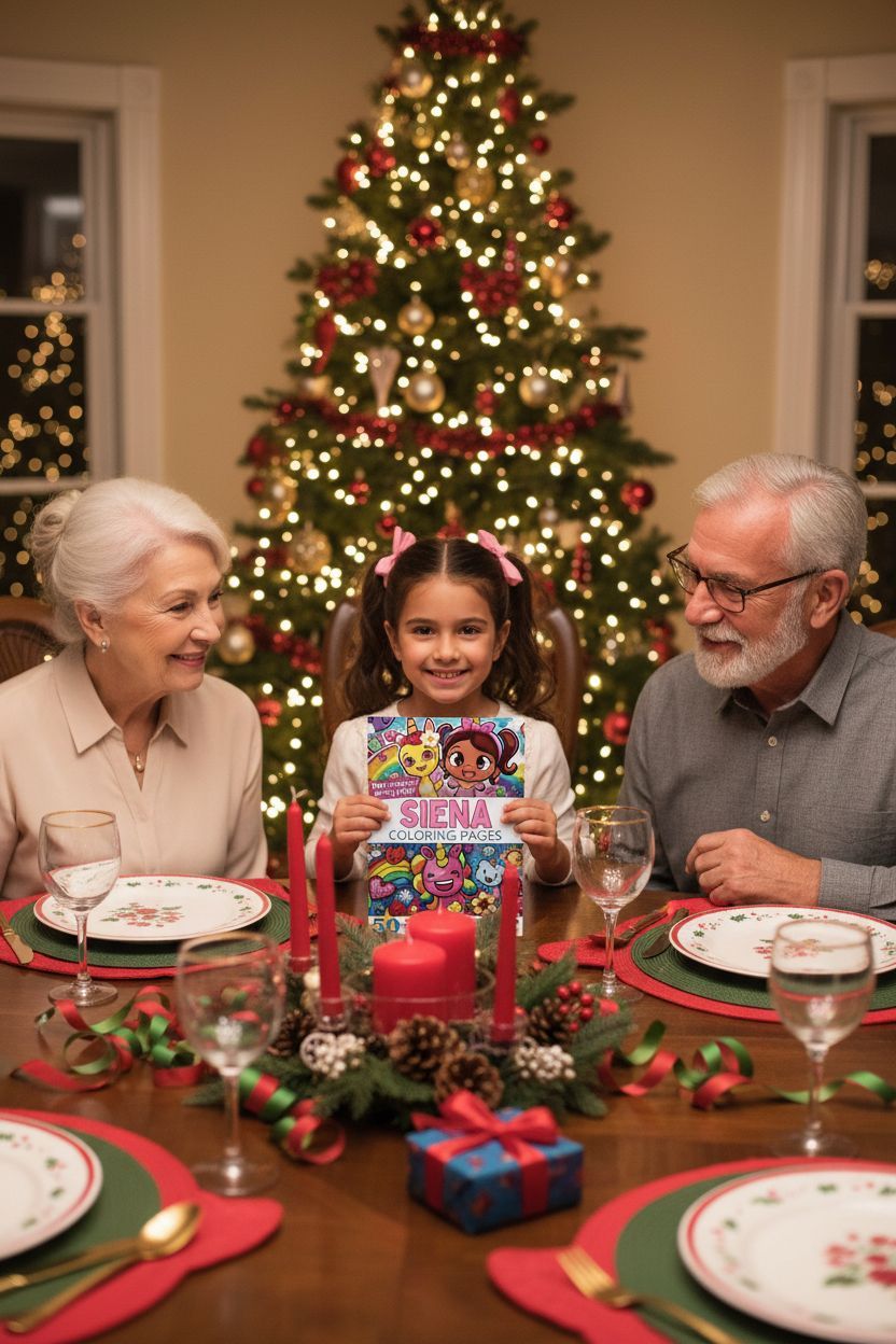 Siena Christmas coloring pages gift