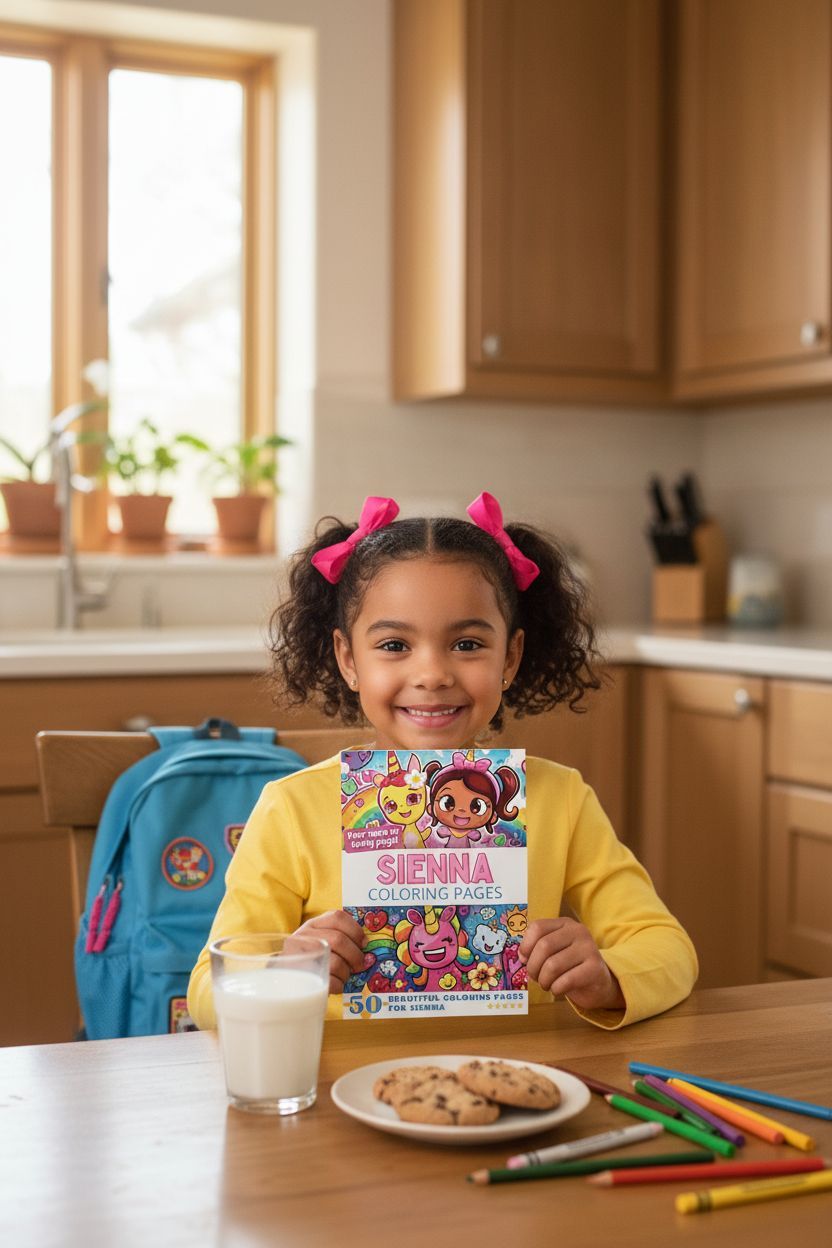 Sienna personal coloring pages