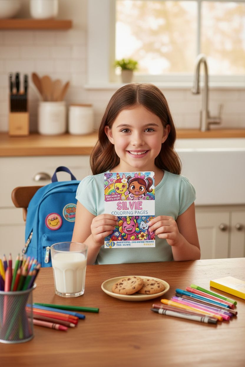 Silvie personal coloring pages