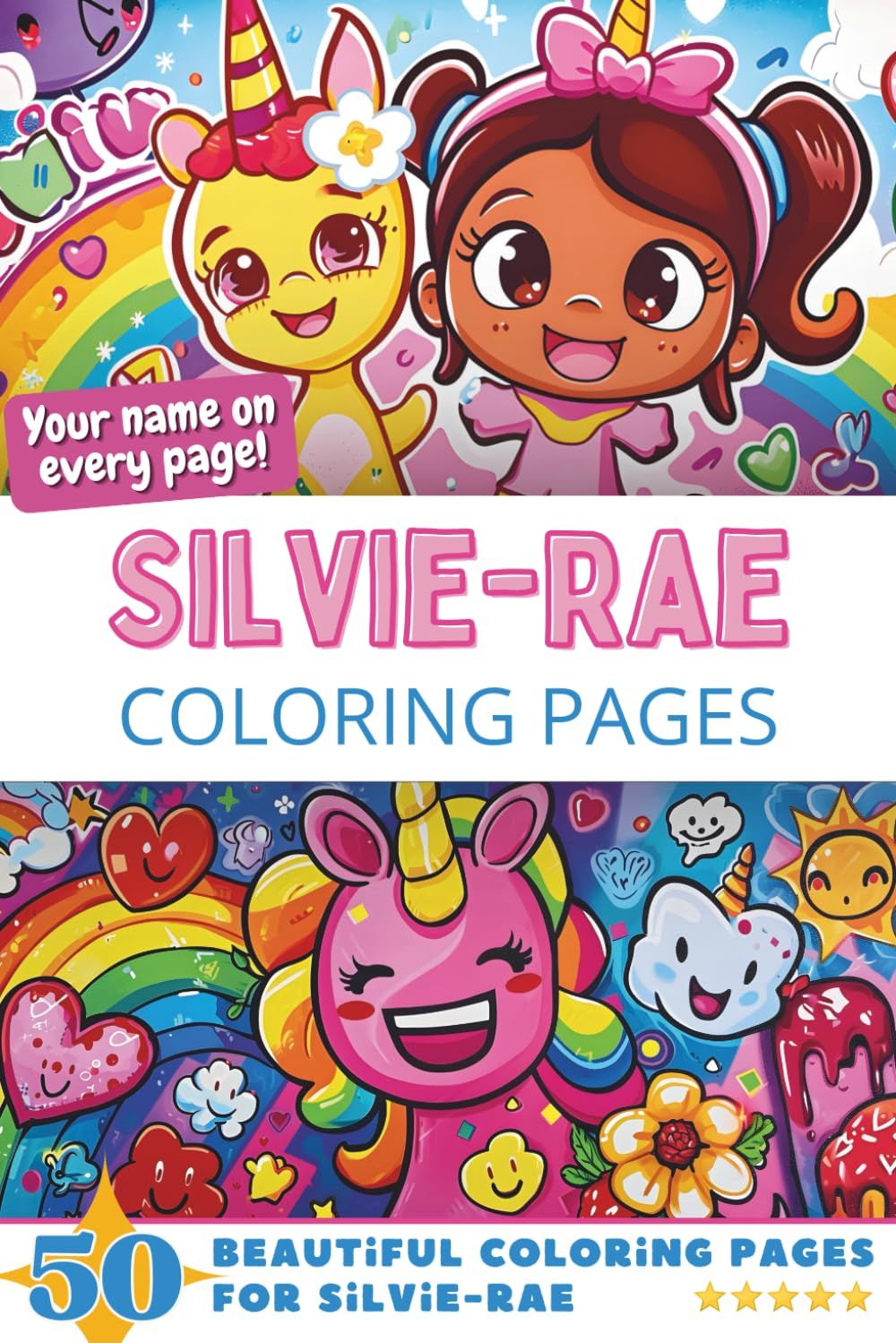 Silvie-Rae Coloring Book Cover