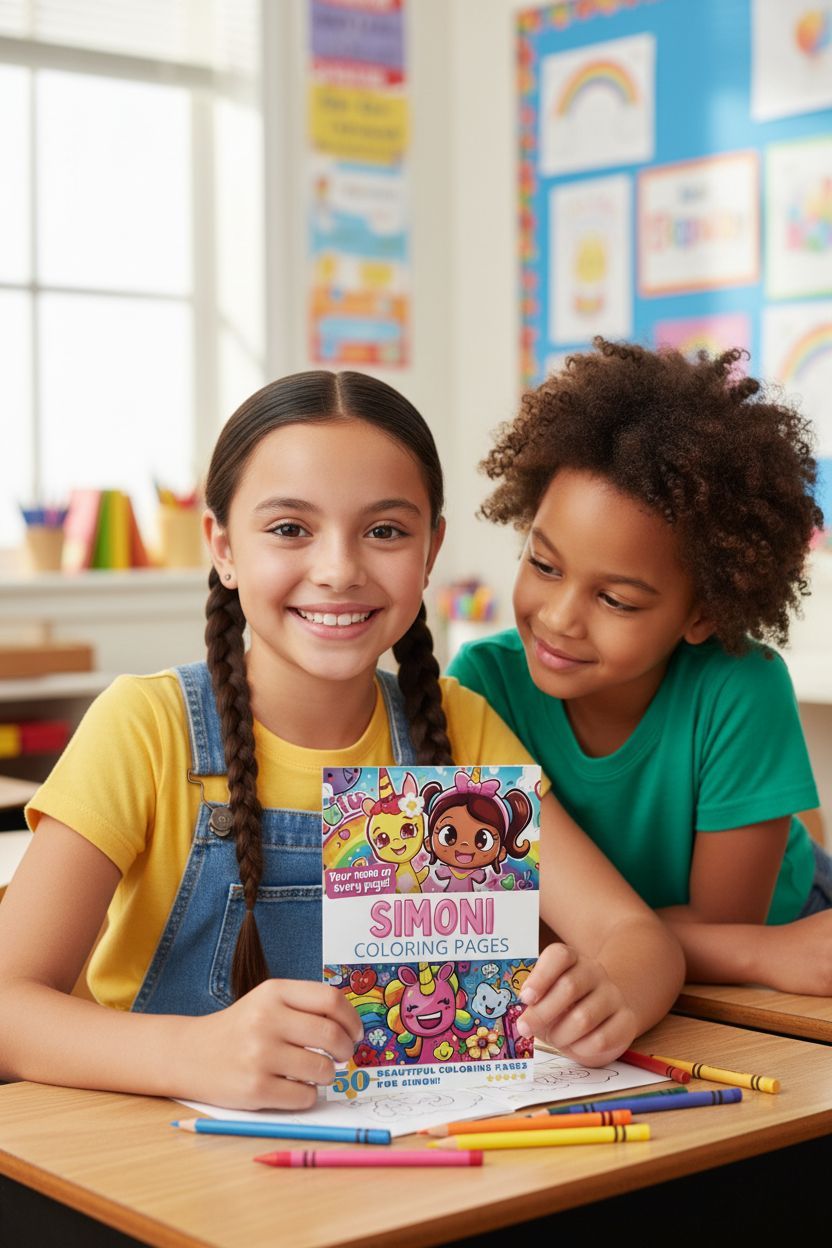 Simoni personal coloring pages