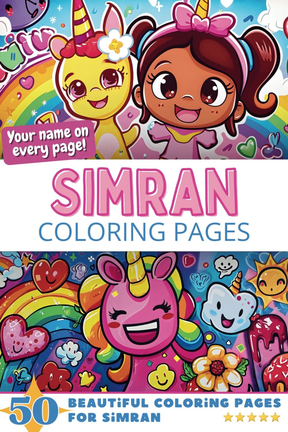 Simran Coloring Book Cover