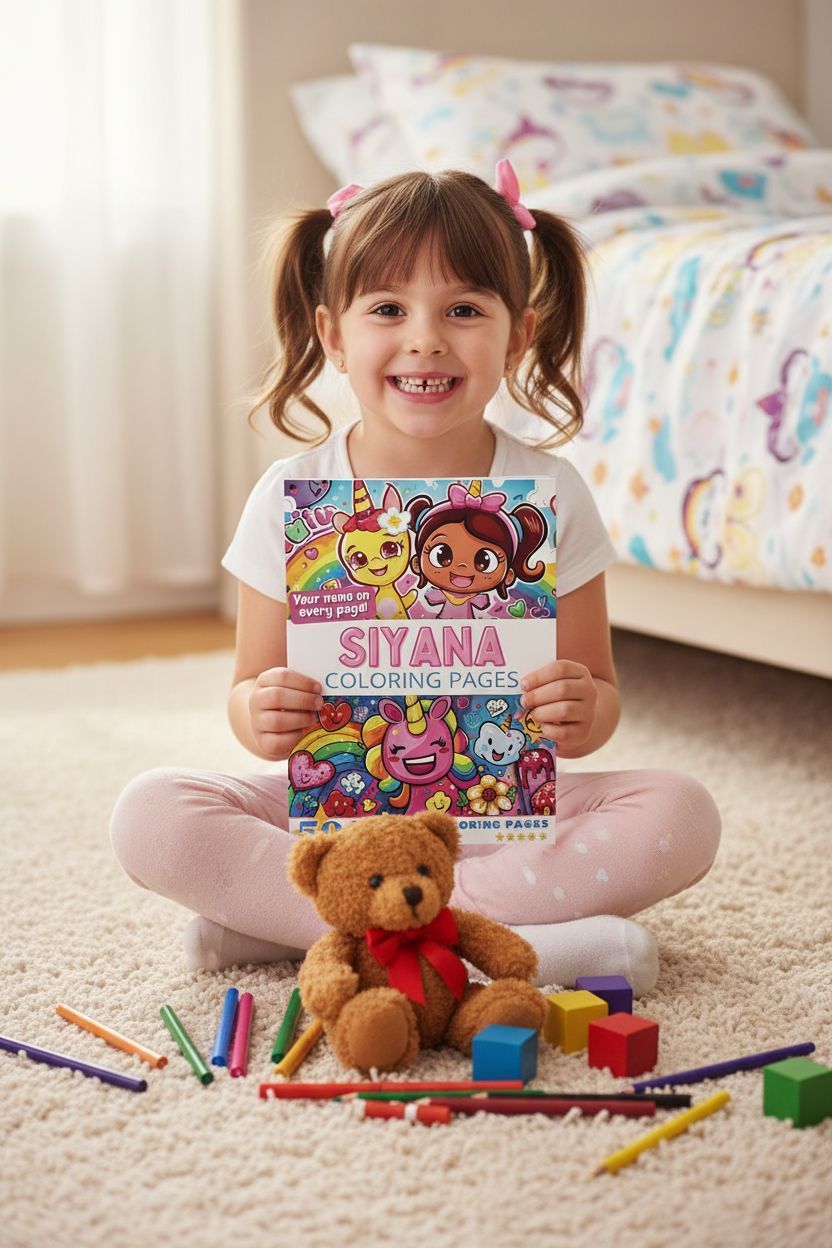 Siyana personal coloring pages