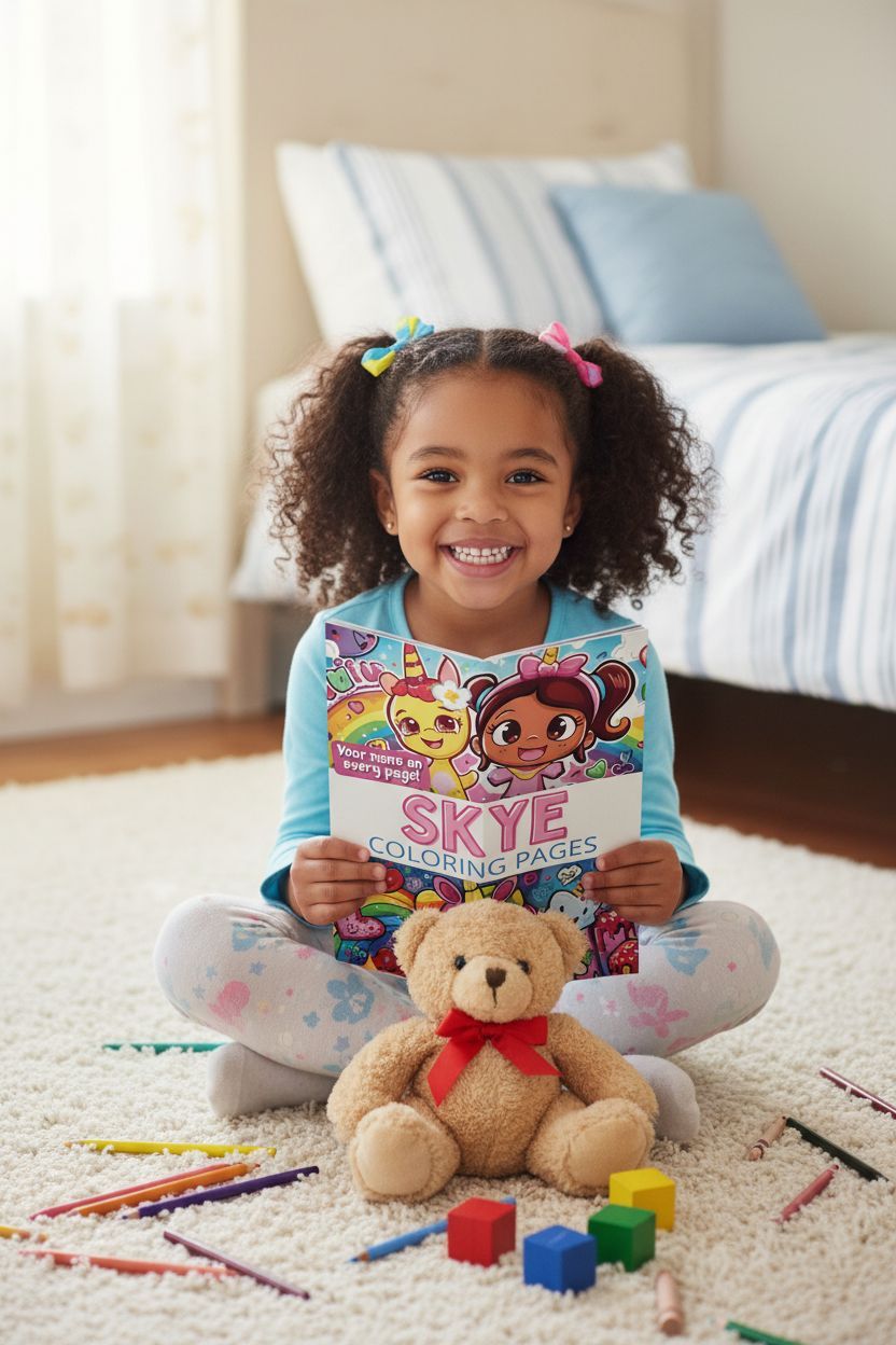 Skye personal coloring pages