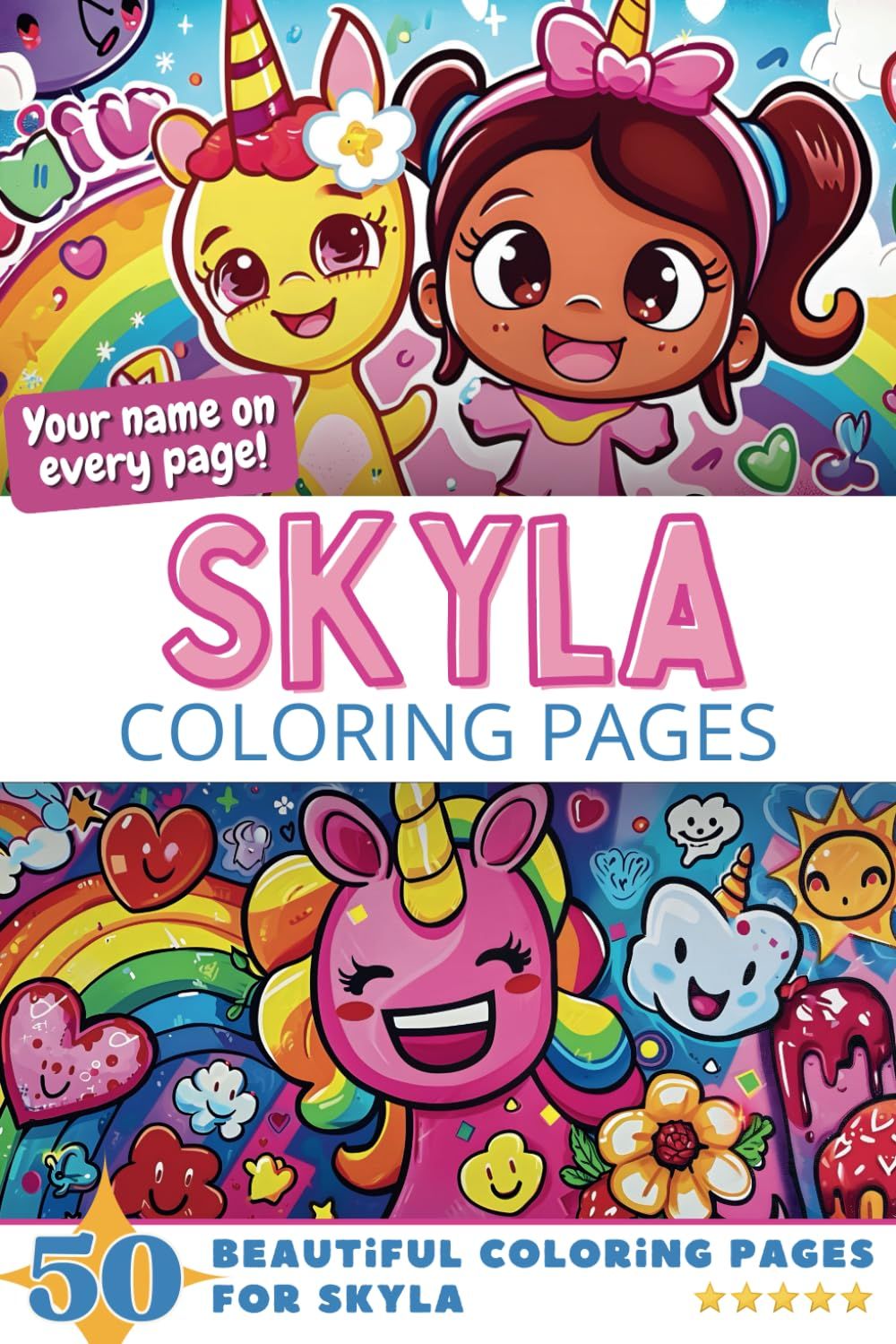 Skyla Coloring Book Cover
