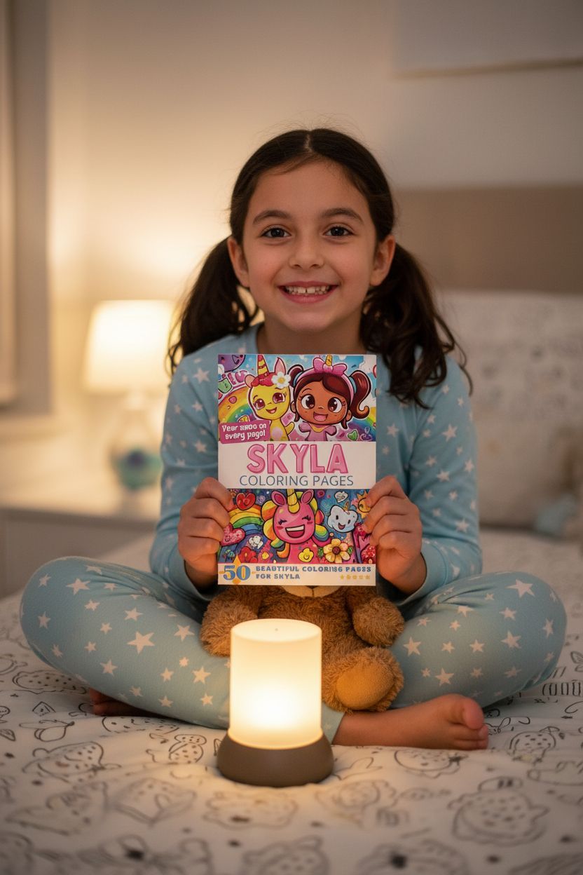 Skyla personal coloring pages