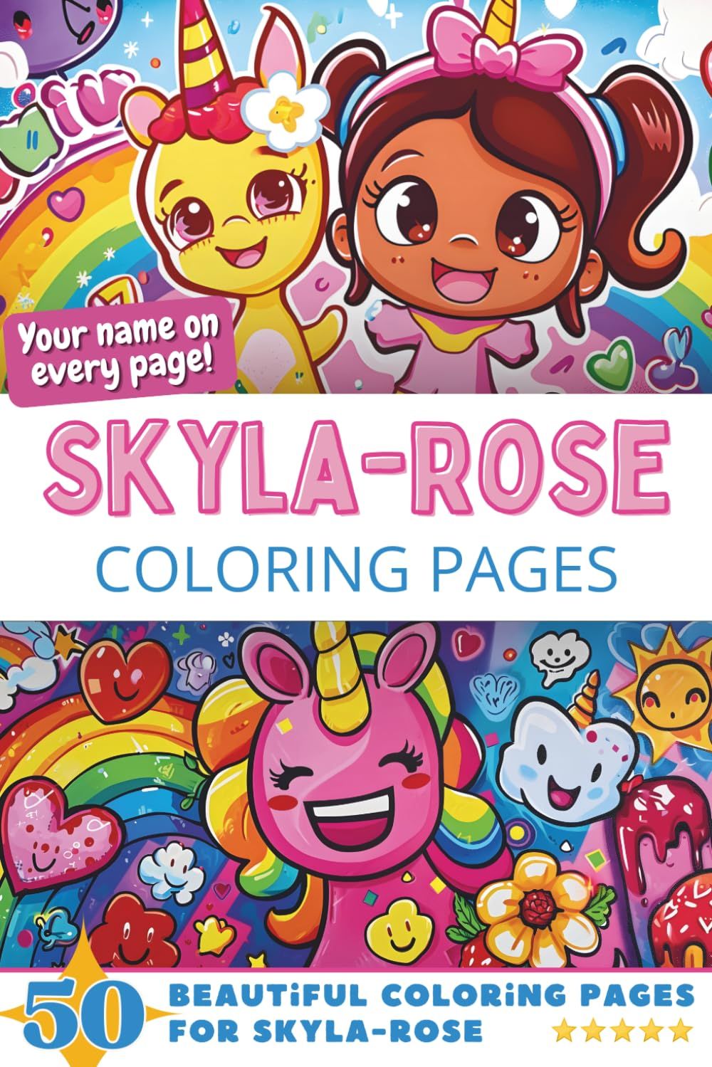 Skyla-Rose Coloring Book Cover