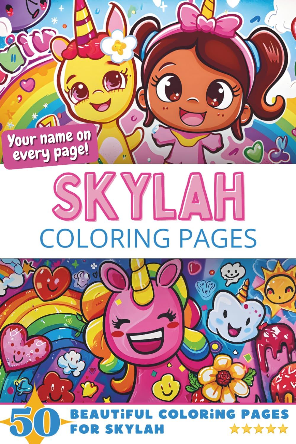 Skylah Coloring Book Cover