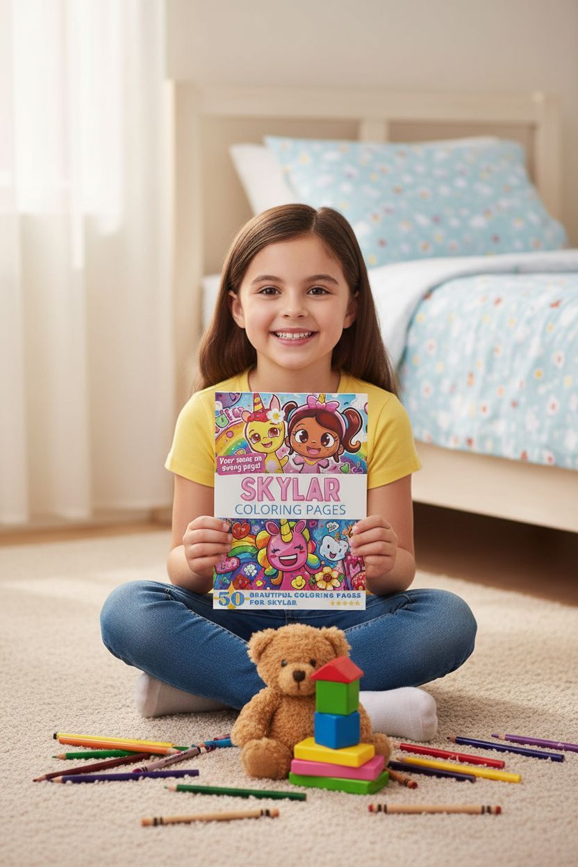 Skylar personal coloring pages