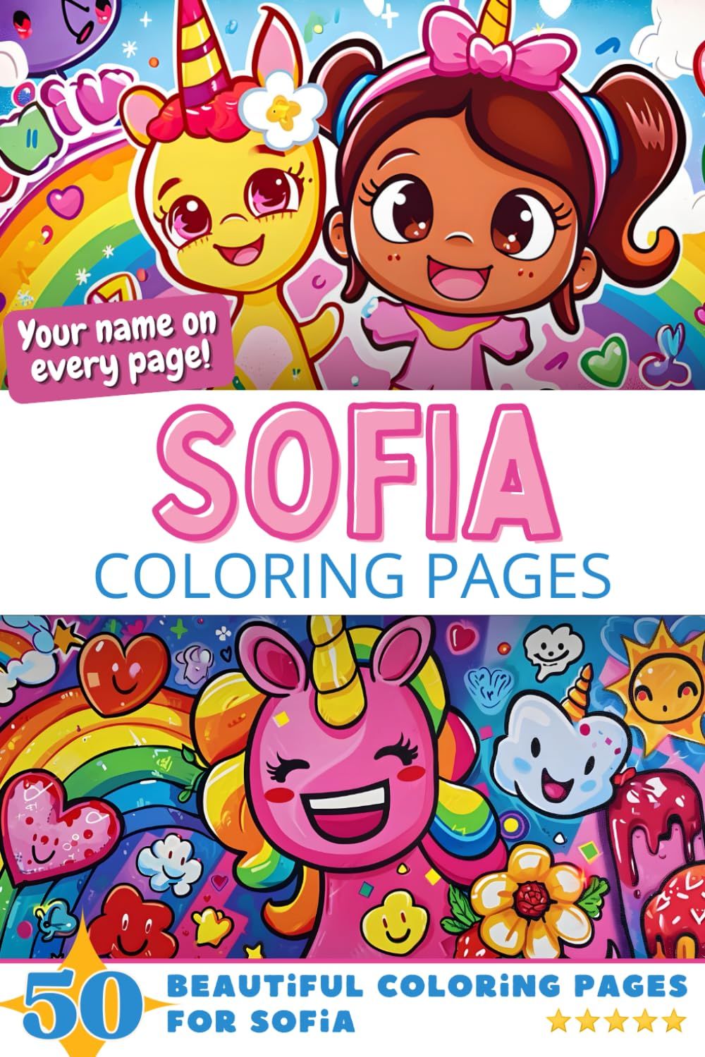 Sofia Coloring Book Cover