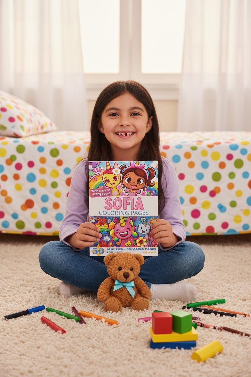 Sofia personal coloring pages