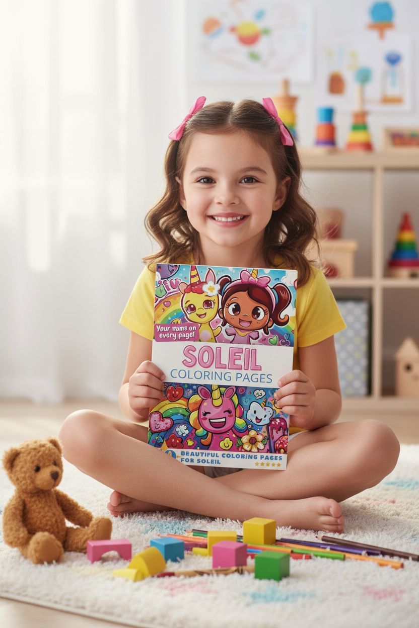 Soleil personal coloring pages