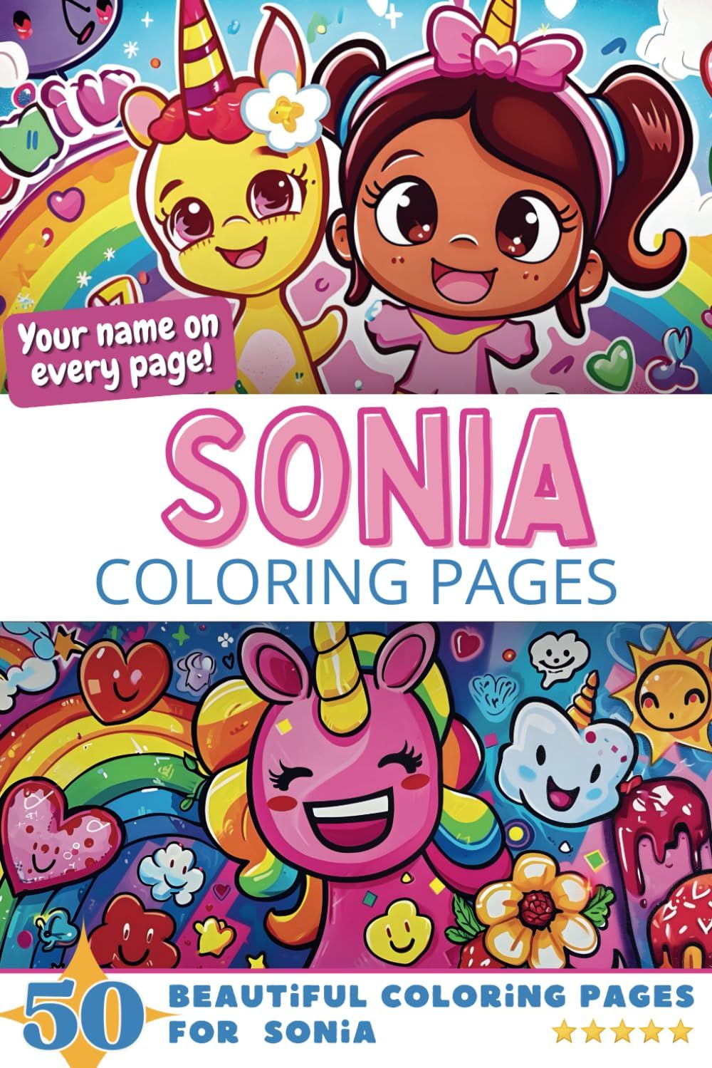Sonia Coloring Book Cover