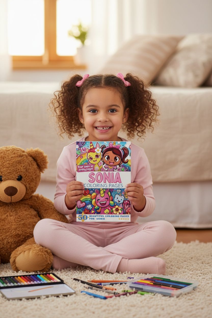 Sonia personal coloring pages