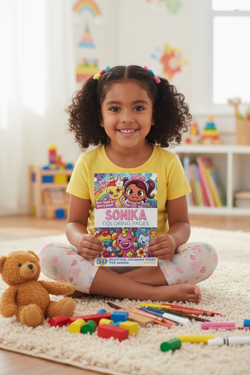 Sonika personal coloring pages