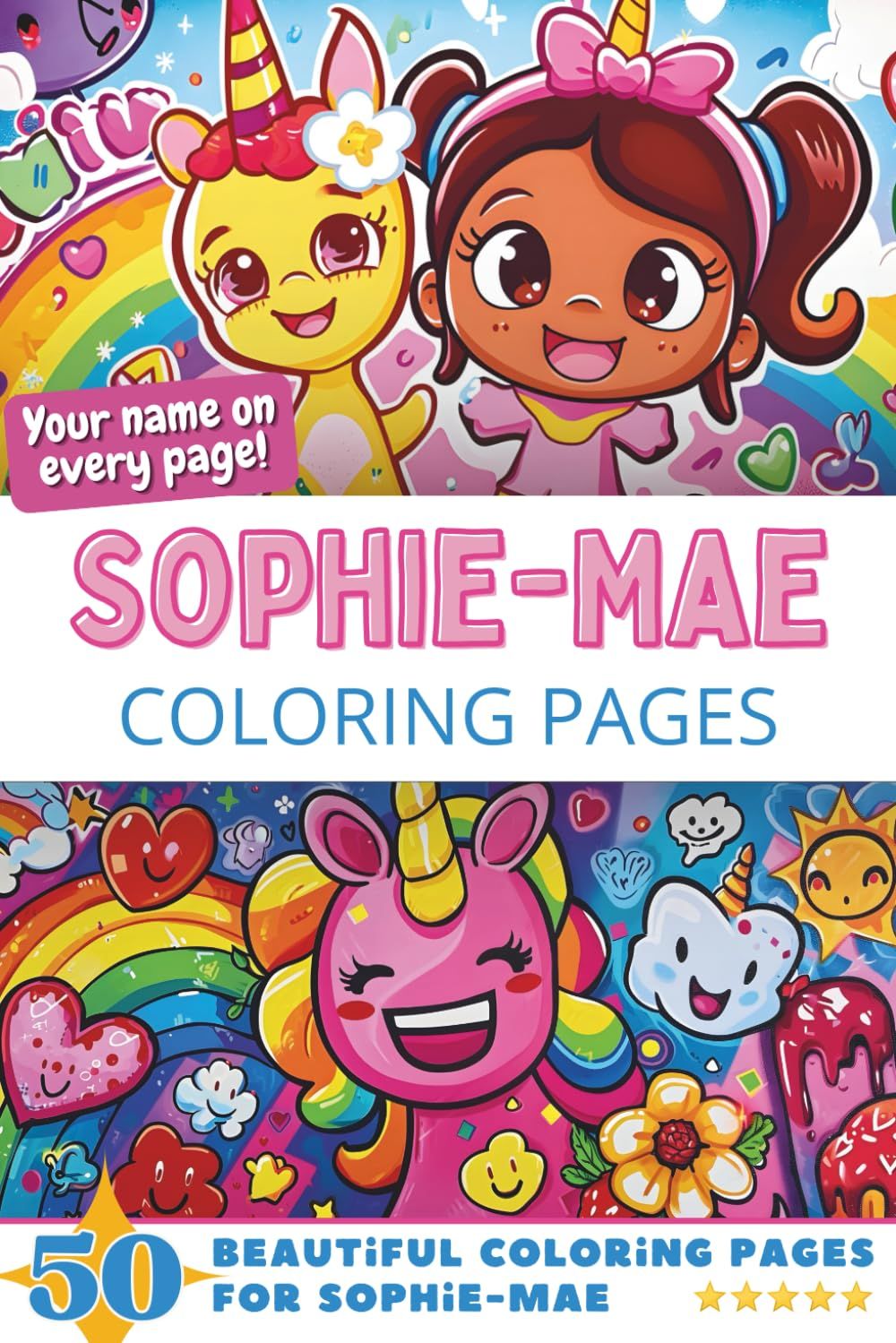 Sophie-Mae Coloring Book Cover