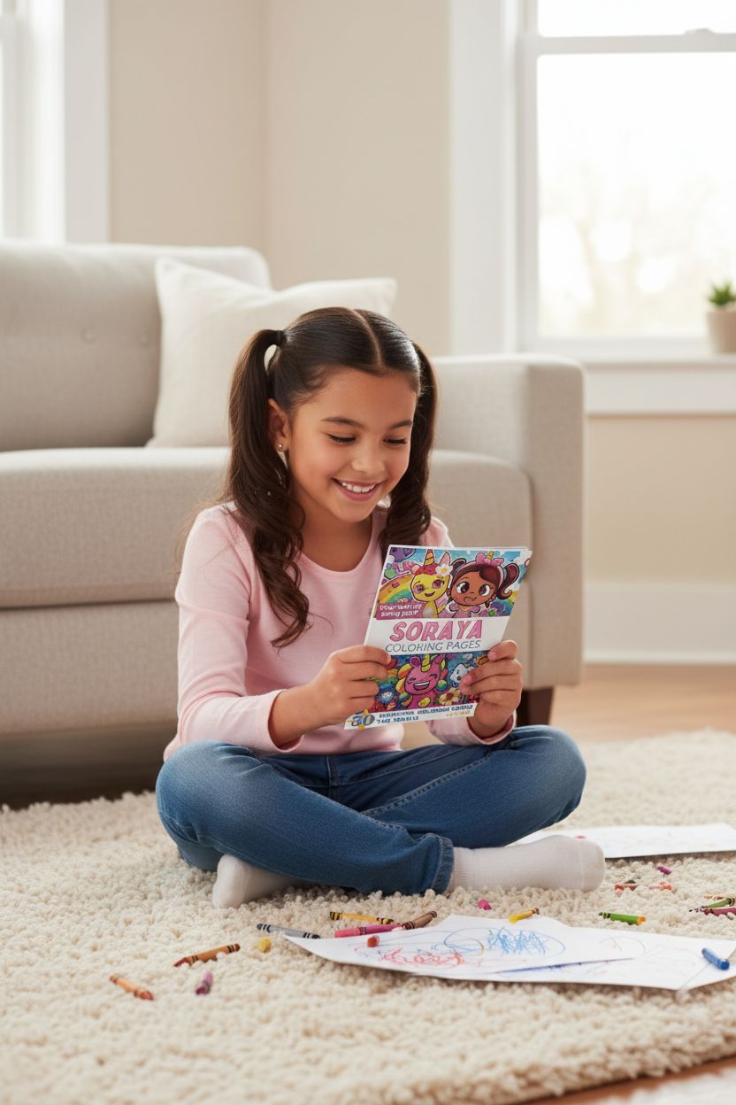 Soraya personal coloring pages