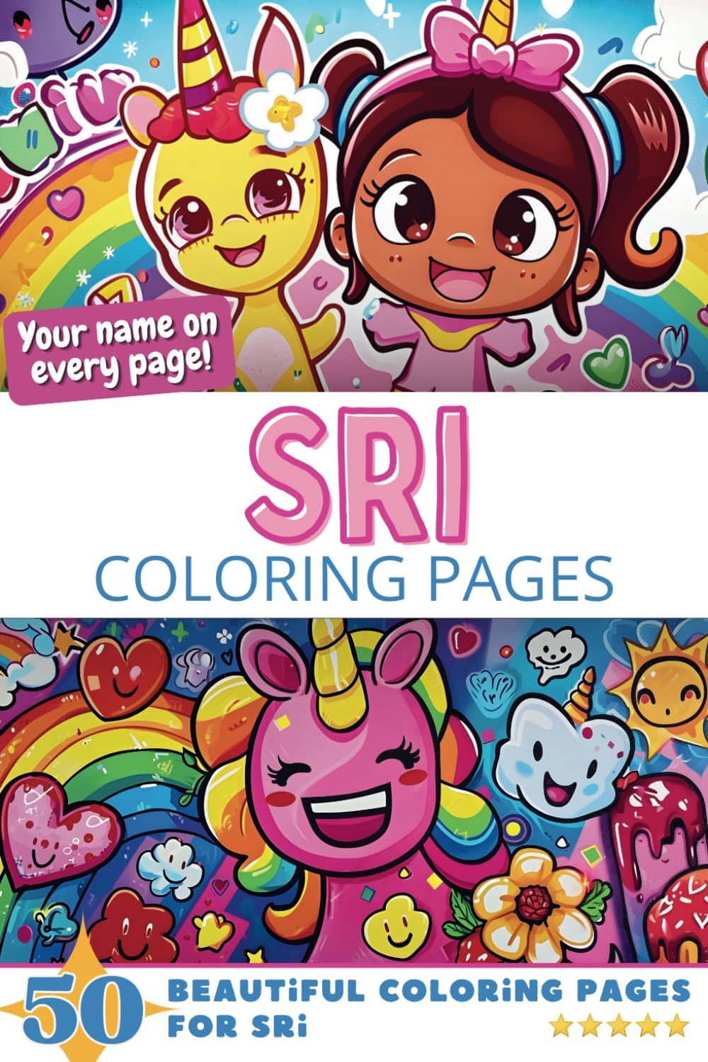 Sri Coloring Book Cover